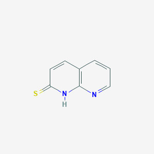 molecular formula C8H6N2S B11922420 1,8-Naphthyridine-2(1H)-thione CAS No. 69001-82-7