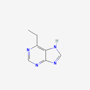 molecular formula C7H8N4 B11922427 6-ethyl-7H-purine CAS No. 54170-84-2
