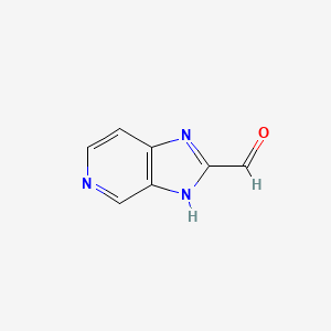 molecular formula C7H5N3O B11922476 1H-Imidazo[4,5-c]pyridine-2-carbaldehyde CAS No. 56805-25-5