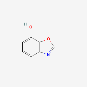 molecular formula C8H7NO2 B11922497 2-Methylbenzo[d]oxazol-7-ol 