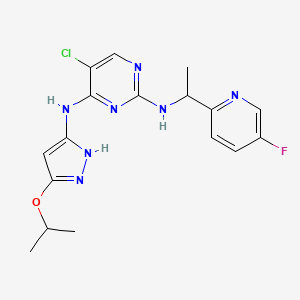 molecular formula C17H19ClFN7O B1192255 AZ-23 