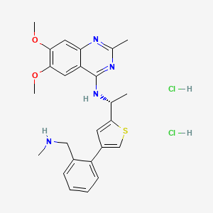 molecular formula C25H30Cl2N4O2S B1192258 BAY-293 HCl 