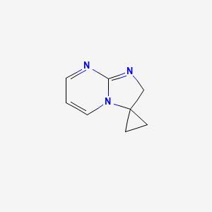 molecular formula C8H9N3 B11922585 2'H-Spiro[cyclopropane-1,3'-imidazo[1,2-a]pyrimidine] CAS No. 297182-41-3