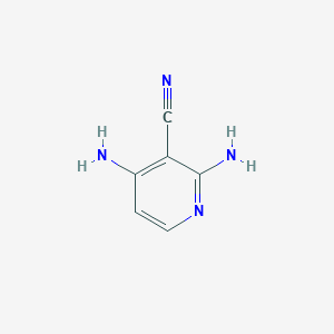 molecular formula C6H6N4 B11922606 2,4-Diaminonicotinonitrile CAS No. 860442-85-9