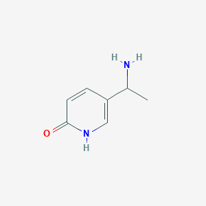 molecular formula C7H10N2O B11922700 5-(1-aminoethyl)-1H-pyridin-2-one 
