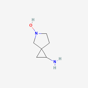 molecular formula C6H12N2O B11922754 1-Amino-5-azaspiro[2.4]heptan-5-ol 