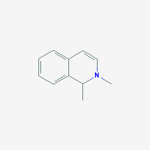 molecular formula C11H13N B11922769 1,2-Dimethyl-1,2-dihydroisoquinoline CAS No. 52162-76-2