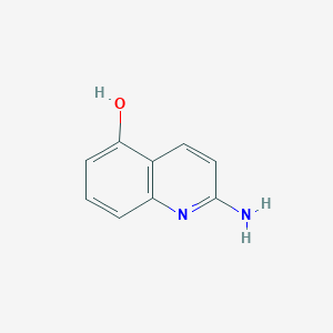 molecular formula C9H8N2O B11922805 2-Aminoquinolin-5-ol 