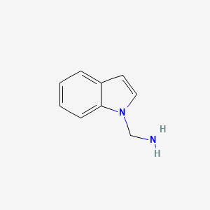 molecular formula C9H10N2 B11922816 1H-Indole-1-methanamine CAS No. 214204-10-1