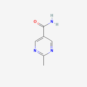 molecular formula C6H7N3O B11922829 2-Methylpyrimidine-5-carboxamide CAS No. 5194-33-2
