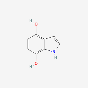 molecular formula C8H7NO2 B11922948 1H-indole-4,7-diol 