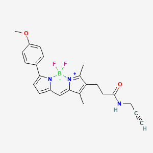molecular formula C24H24BF2N3O2 B1192296 BDP TMR alkyne 