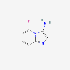 molecular formula C7H6FN3 B11922973 5-Fluoroimidazo[1,2-a]pyridin-3-amine 