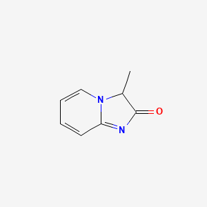 molecular formula C8H8N2O B11923007 3-Methylimidazo[1,2-a]pyridin-2(3H)-one 
