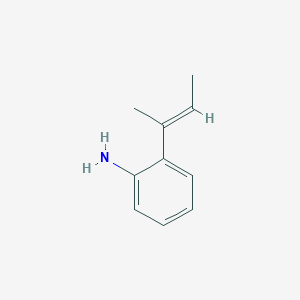 molecular formula C10H13N B11923018 (E)-2-(But-2-en-2-yl)aniline 