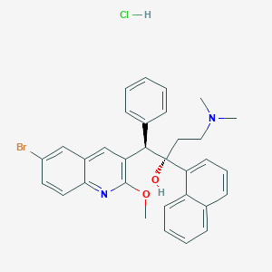 molecular formula C32H32BrClN2O2 B1192302 Bedaquiline HCl 