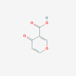 molecular formula C6H4O4 B11923031 4-Oxopyran-3-carboxylic acid 