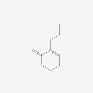 molecular formula C10H16 B11923075 6-Methylene-1-propylcyclohex-1-ene 