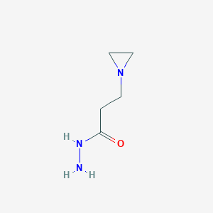 molecular formula C5H11N3O B11923127 3-(Aziridin-1-yl)propanehydrazide CAS No. 500584-81-6