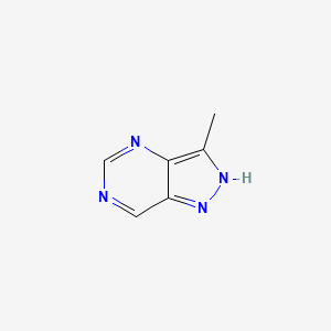 molecular formula C6H6N4 B11923149 3-methyl-1H-pyrazolo[4,3-d]pyrimidine 