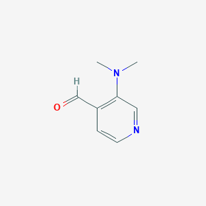 molecular formula C8H10N2O B11923208 3-(Dimethylamino)isonicotinaldehyde 