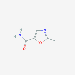 molecular formula C5H6N2O2 B11923217 2-Methyloxazole-5-carboxamide CAS No. 856788-30-2