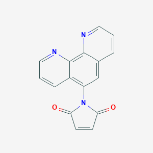 molecular formula C16H9N3O2 B119233 1,10-Phenanthroline Maleimide CAS No. 351870-31-0