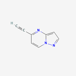 molecular formula C8H5N3 B11923324 5-Ethynylpyrazolo[1,5-a]pyrimidine 