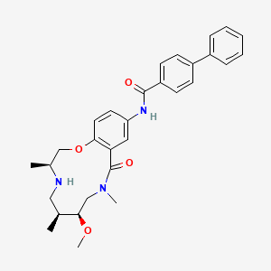 molecular formula C30H35N3O4 B1192338 BRD5631 