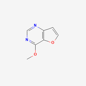 molecular formula C7H6N2O2 B11923505 4-Methoxyfuro[3,2-d]pyrimidine 