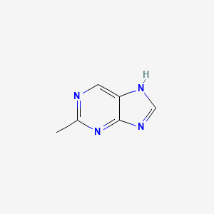 molecular formula C6H6N4 B11923518 Purine, 2-methyl- CAS No. 934-23-6