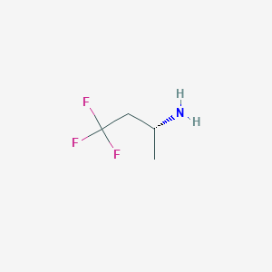 molecular formula C4H8F3N B11923592 (2R)-4,4,4-Trifluorobutan-2-amine 