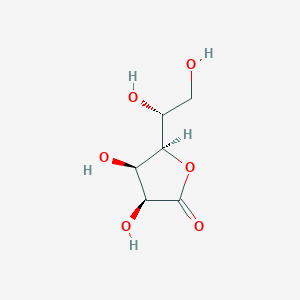 molecular formula C6H10O6 B119236 D-Mannonic acid-1,4-lactone CAS No. 26301-79-1