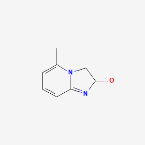 molecular formula C8H8N2O B11923632 5-Methylimidazo[1,2-a]pyridin-2(3H)-one 
