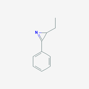 molecular formula C10H11N B11923696 2-Ethyl-3-phenyl-2H-azirene CAS No. 51209-52-0