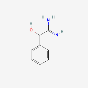 molecular formula C8H10N2O B11923764 2-Hydroxy-2-phenylethanimidamide 