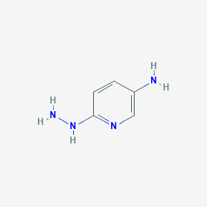 molecular formula C5H8N4 B11923785 6-Hydrazinylpyridin-3-amine CAS No. 780702-30-9