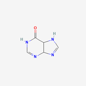 molecular formula C5H6N4O B11923840 1,4,5,9-tetrahydropurin-6-one CAS No. 98325-50-9