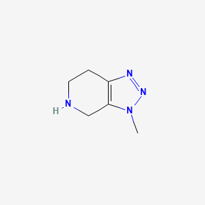 molecular formula C6H10N4 B11924023 3-Methyl-4,5,6,7-tetrahydro-3H-[1,2,3]triazolo[4,5-C]pyridine 