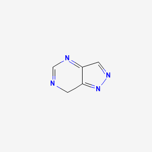 molecular formula C5H4N4 B11924071 7H-Pyrazolo[4,3-d]pyrimidine CAS No. 272-53-7