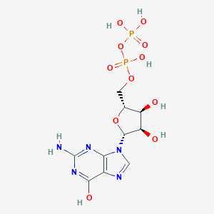 molecular formula C10H15N5O11P2 B119241 Guanosine 5'-diphosphate CAS No. 157420-46-7