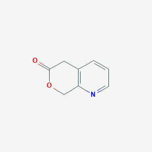 molecular formula C8H7NO2 B11924129 5H-pyrano[3,4-b]pyridin-6(8H)-one CAS No. 5693-69-6