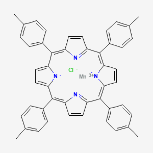 molecular formula C48H36ClMnN4 B11924150 Manganese(3+);5,10,15,20-tetrakis(4-methylphenyl)porphyrin-22,24-diide;chloride 