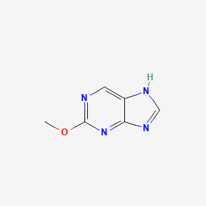 molecular formula C6H6N4O B11924195 2-methoxy-7H-purine CAS No. 37432-20-5