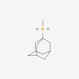 molecular formula C11H20Si B11924245 1-adamantyl(methyl)silane 