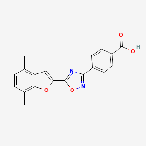 molecular formula C19H14N2O4 B1192426 KCL-286 
