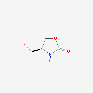molecular formula C4H6FNO2 B11924270 (R)-4-(Fluoromethyl)oxazolidin-2-one 