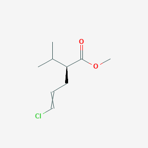 molecular formula C9H15ClO2 B11924294 methyl (S,E)-5-chloro-2-isopropylpent-4-enoate 