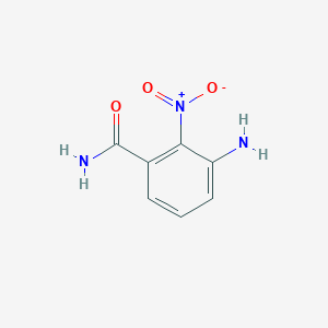molecular formula C7H7N3O3 B11924304 3-Amino-2-nitrobenzamide CAS No. 1261551-25-0