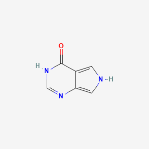 molecular formula C6H5N3O B11924343 1H-Pyrrolo[3,4-D]pyrimidin-4-OL CAS No. 39455-98-6